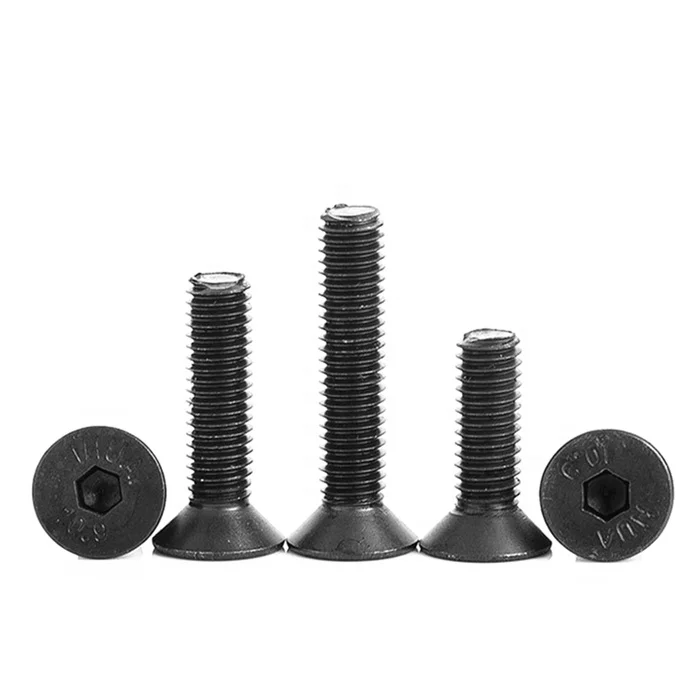 Screw Manufacturer 1/2 inch black CS Hex Socket Csk Head Countersunk Head Cap Screw