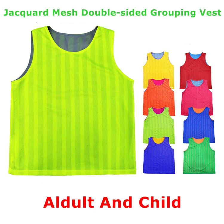 Hot Sale Basketball Soccer Sport Mesh Vest Reversible Double Sided Training Bibs Football Team Uniform