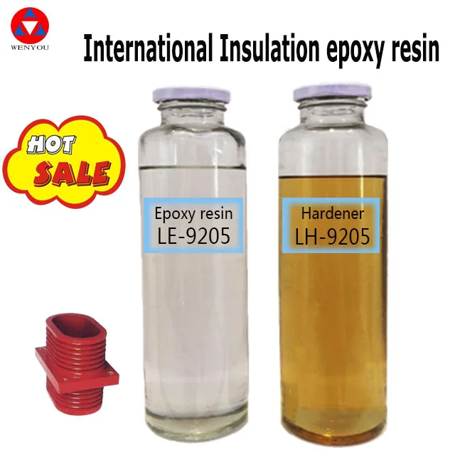 9205 Huntsman grade two components clear epoxy resin and hardener for insulator and transformer