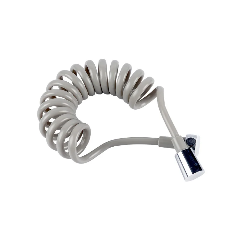PVC Spring Flexible Retractable Shower Hose Bidet Telescopic Spring Hose for Shower Head Toilet Bidet