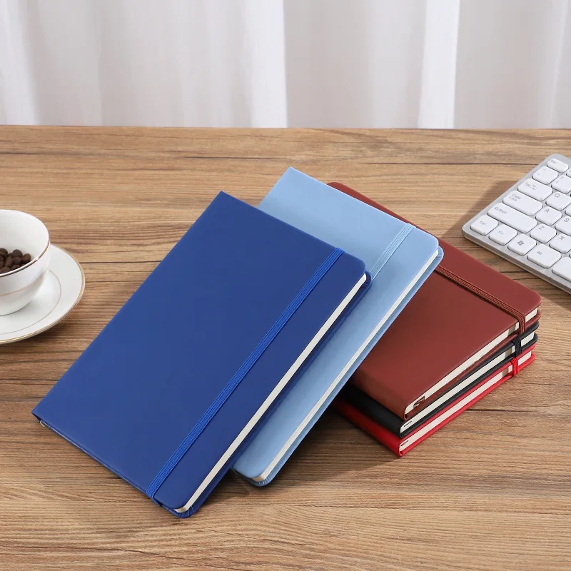 Custom Promotional A5 Business Soft Journals Notebook Pu Leather Hardcover Notebooks For Students