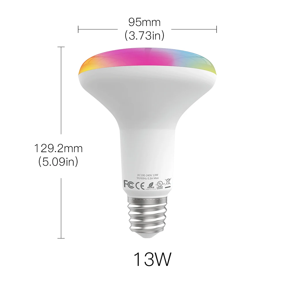 Shwuei High Quality Amazon Alexa Tuya Smart Life Remote Control Wifi Rgb Smart Home Led Bulb