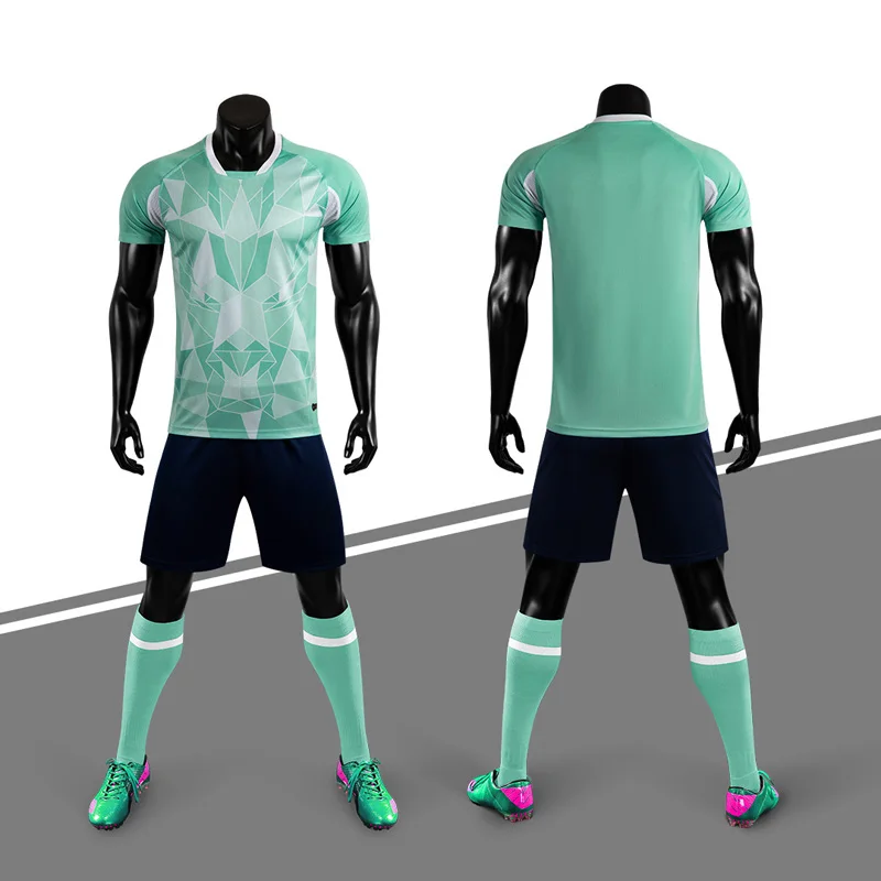 sublimation printed football Jersey custom school team sports clothing quick dry soccer jerseys soccer kits uniforms for man