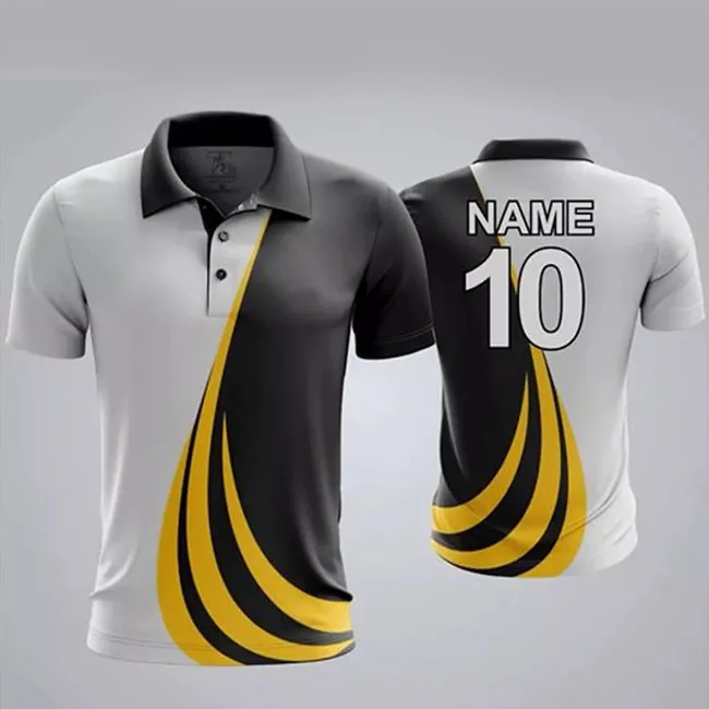 Новые поступления одежда для спортивной команды низкий минимальный заказ футболки крикета с сублимационным