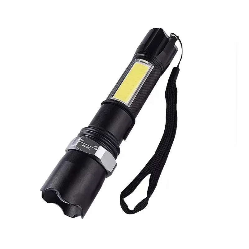 factory wholesale high quality aluminium alloy emergency bat tactical bright flashlight