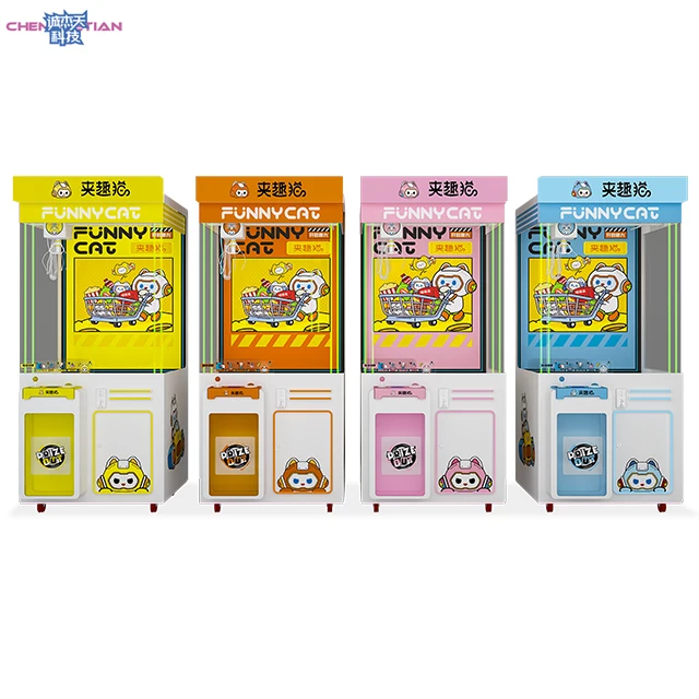 Interesting big real people to capture doll robots, human toys candy claw crane game consoles for sale