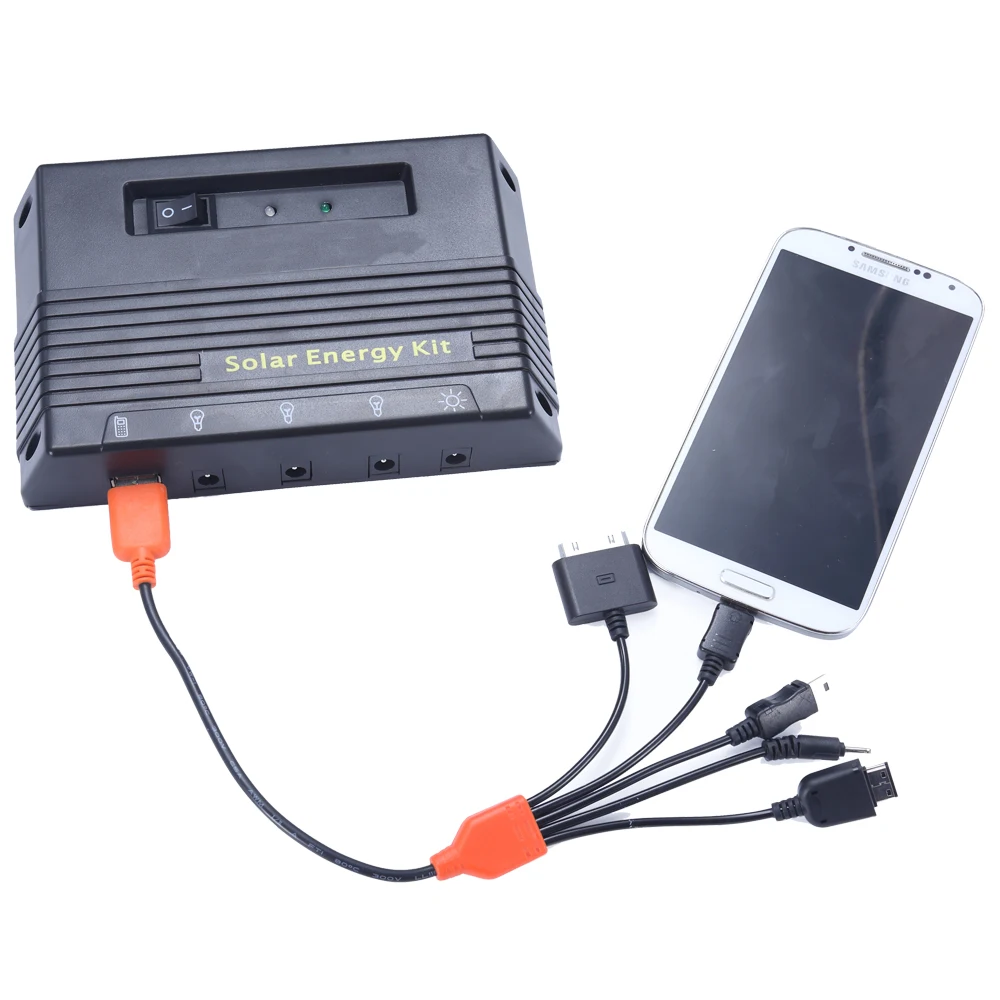 4w portable Solar energy generator mini generation kit for off grid small home residential lighting use solar power system