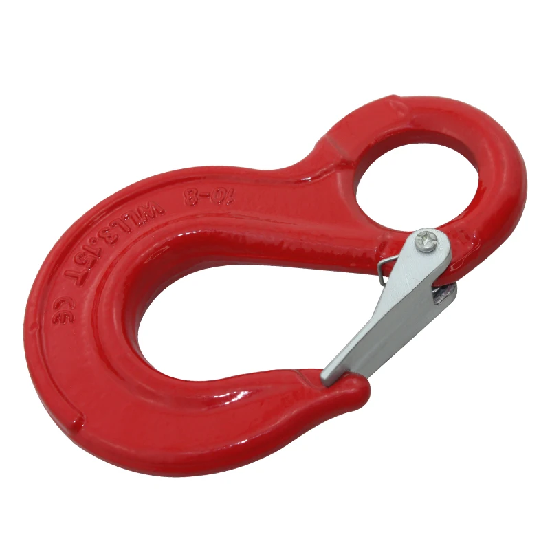 G80 Eye Sling Hoist Hook With Latch Manufacturer Price