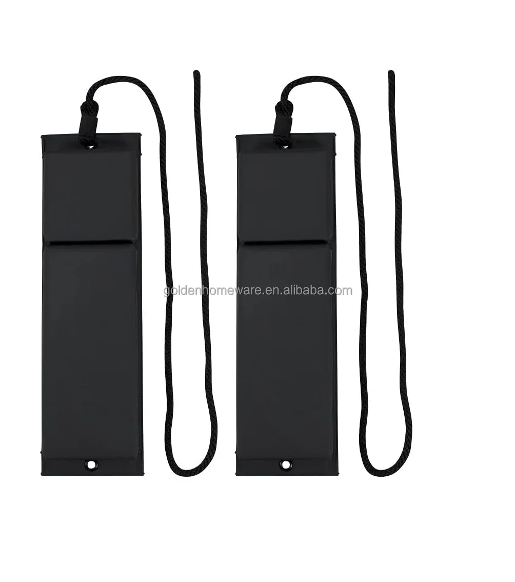 Marine Grade Foam PVC Contour Fender, Boat Contour Bumper with Heavy Duty Cords, Pack of 2