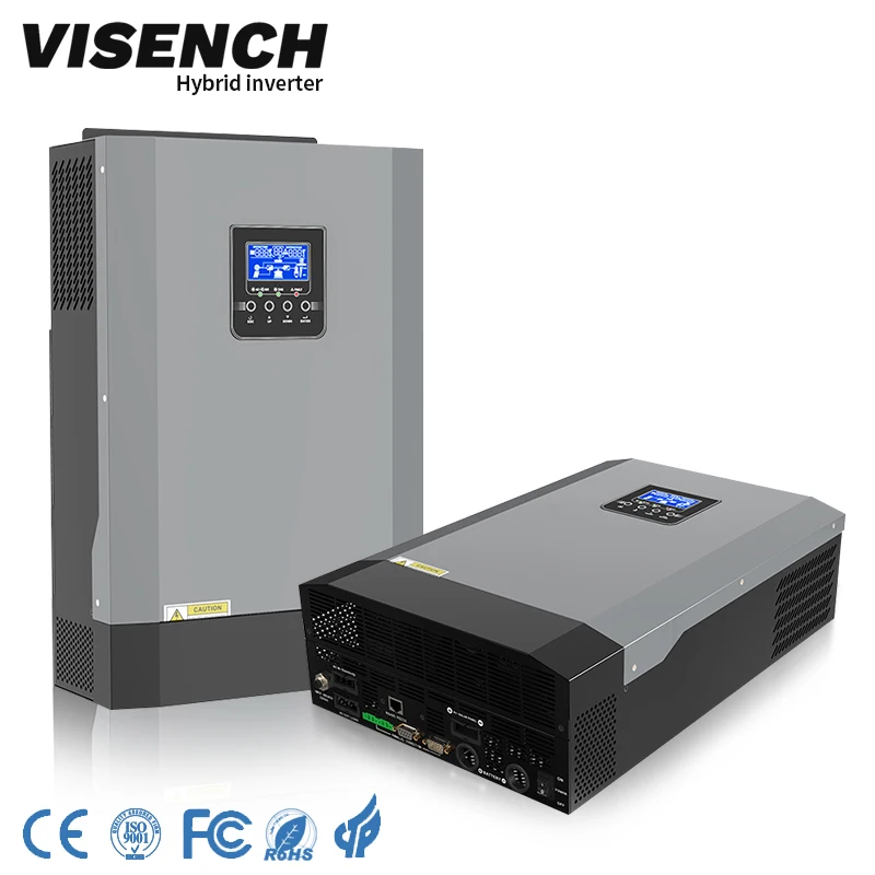High power 5.5KVA Hybrid Inverters 48v inverter 5000W Lithium Solar Dc to ac inverter Mppt Home Energy Storage System