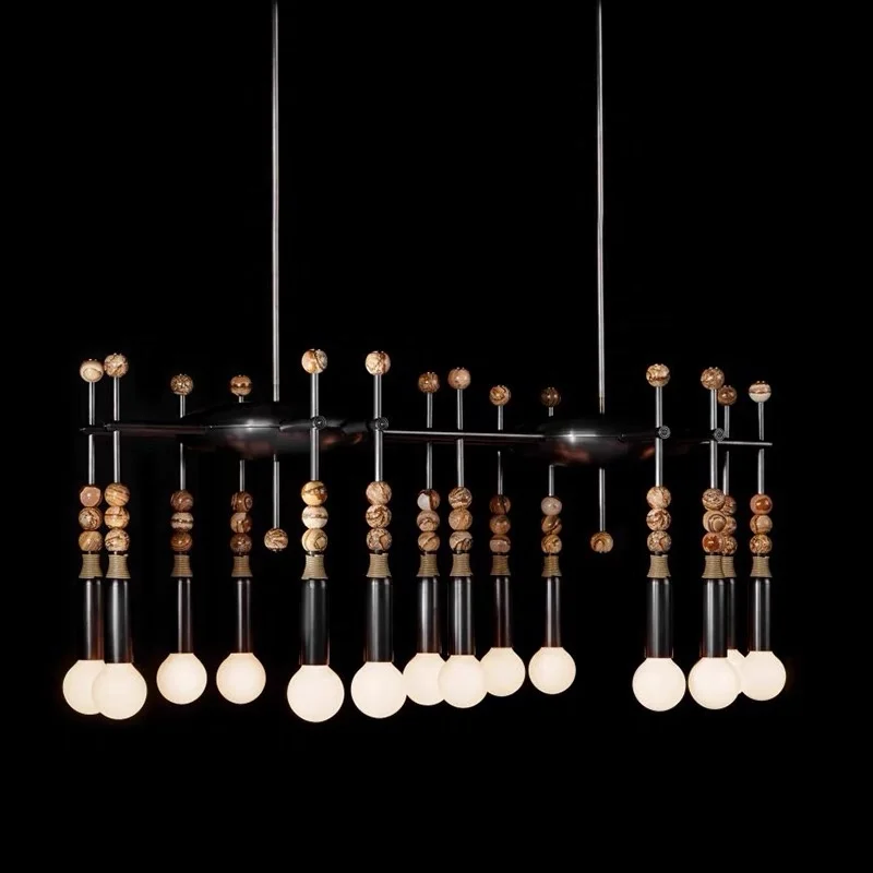 retro dining room lights Contemporary designer metal art hotel centerpiece center de table art brass sputnik chandelier