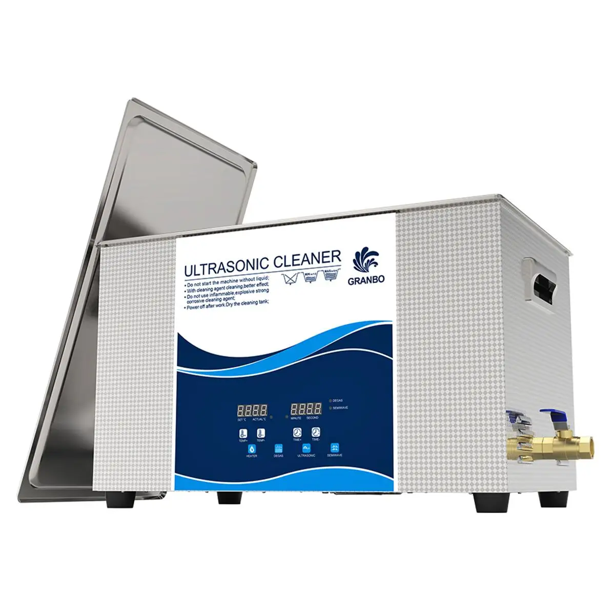 30L 600W Wave Adjustable Clean Digital Industrial Ultrasonic For Circuit And Gun With Degas Manufacture Cleaner