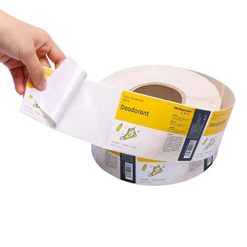 Custom Logo Printing Waterproof socks Shoe Size adhesive packaging Box Sticker Label Sticker for Shoe Box