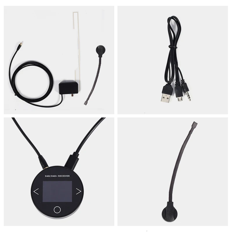Car Digital Radio DAB Adapter With Hands free FM Transmitter Support Aux In