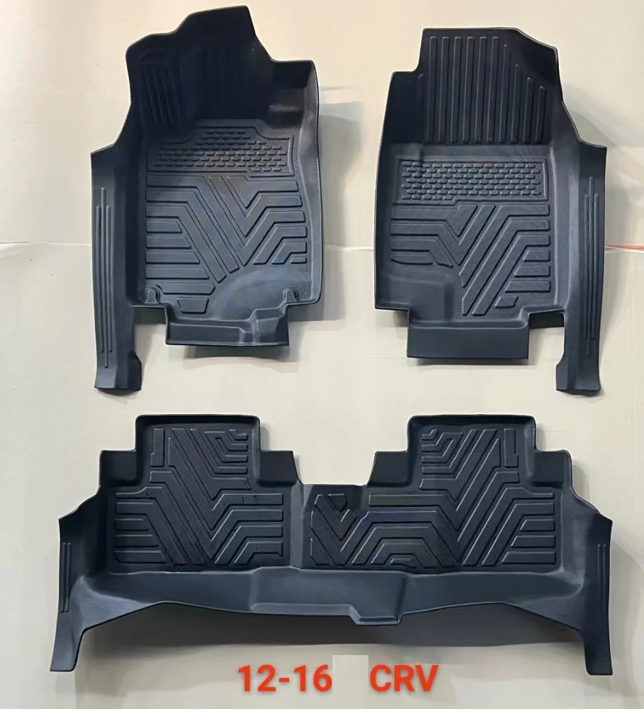 New Arrival Interior Accessories Car Mats Anti-skid Waterproof Full Set 3d Tpe Car Foot Mats For HONDA CRV 2023