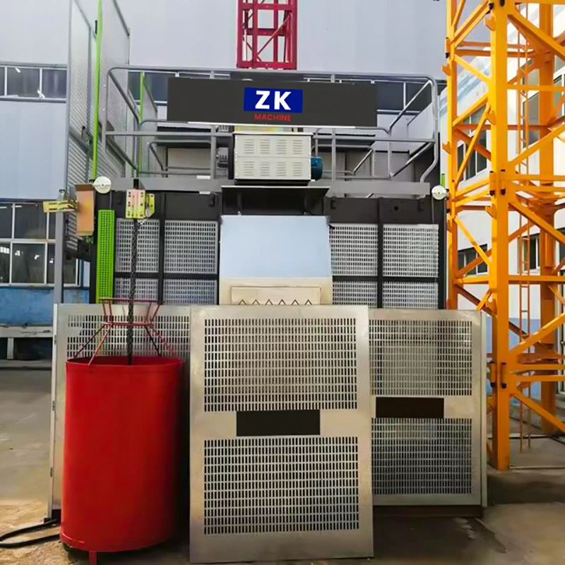 ZK Construction hoist Single Cage and Double Cage Construction Hoist Construction lifter