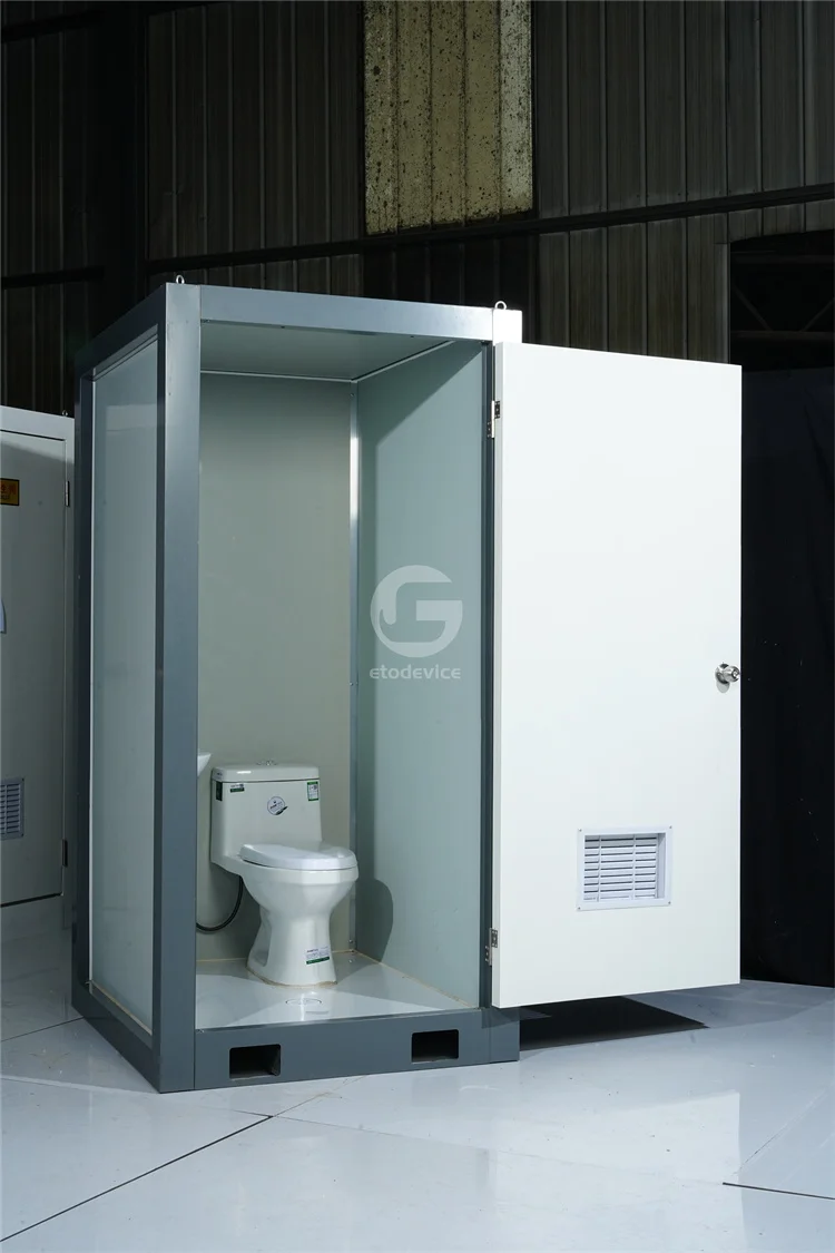 Worksite Portable Toilets Prefabricated Eco Friendly Mobile Plastic Moving Outdoor Toilets Manufacturers