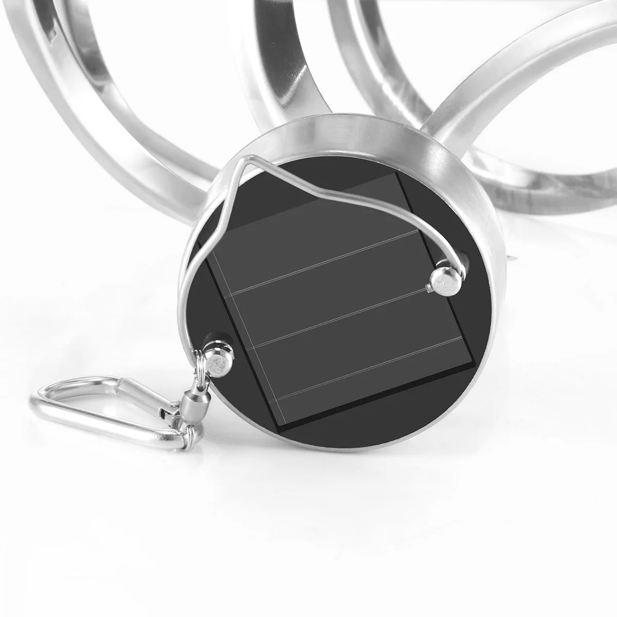 Outdoor waterproof decoration wind turn lamp, Solar courtyard chandelier, wind bell lamp