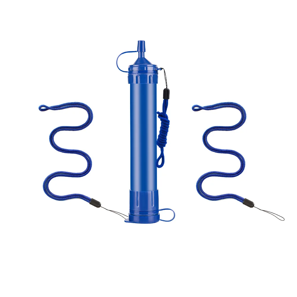 0.01 Microns Ultra Filtration Personal Water Filter Straw Tube for Outdoor Camping Traveling Hiking Emergency