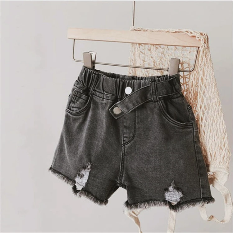 
Fashion New Kid Denim Shorts Casual Hot Sale Girls Pants Cute Children Jeans Short Pants 