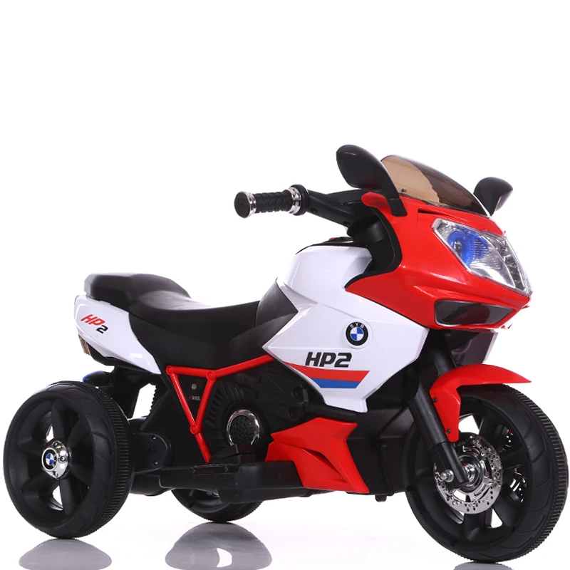 2021 Wholesale Children Car Toy Double Drive Electric Battery Powered LED Motorcycle Motorbikes for