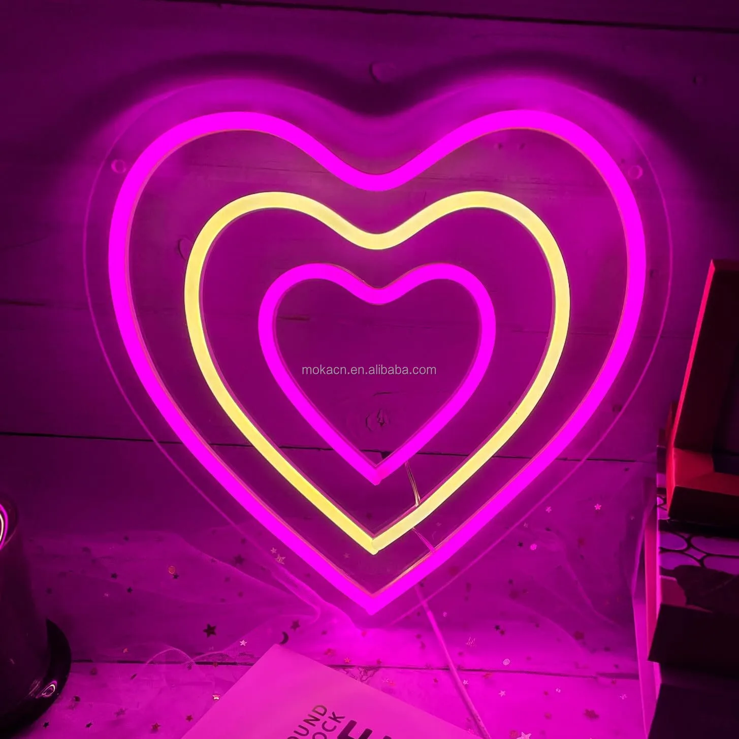 Wholesale Advertising Outdoor Led Neon Sign Neon Wall Love Logo Sign Home Hotel Club Party Supplies