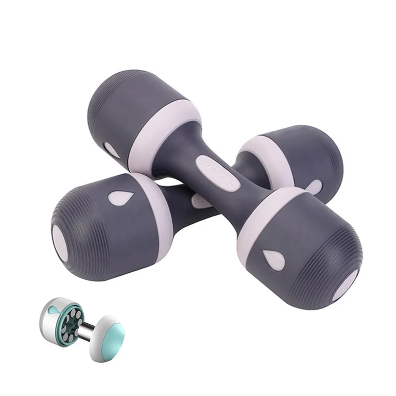 Iron Plate Free Weight Gym Fitness Equipment Lifting Dumbbell  Adjustable 12.5 Weight Rubber Sport  Dumbbells Set