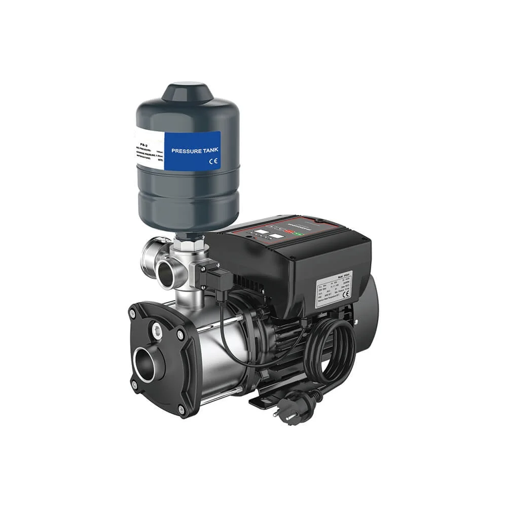 High Flow 7.0M3/H 1.5HP VFG404 PMS Motor Water Pump Variable Frequency Pump Intelligent water pump With 4L Pressure Tank