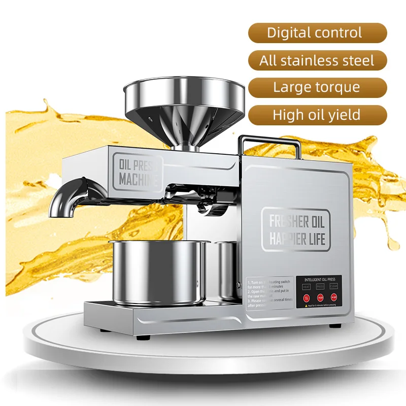 Mini Oil Press Machine/sunflower Oil Press/cold Press Oil Machine Sesame Cold Press Oil Machine Oil Pressers Machine Palm Oil