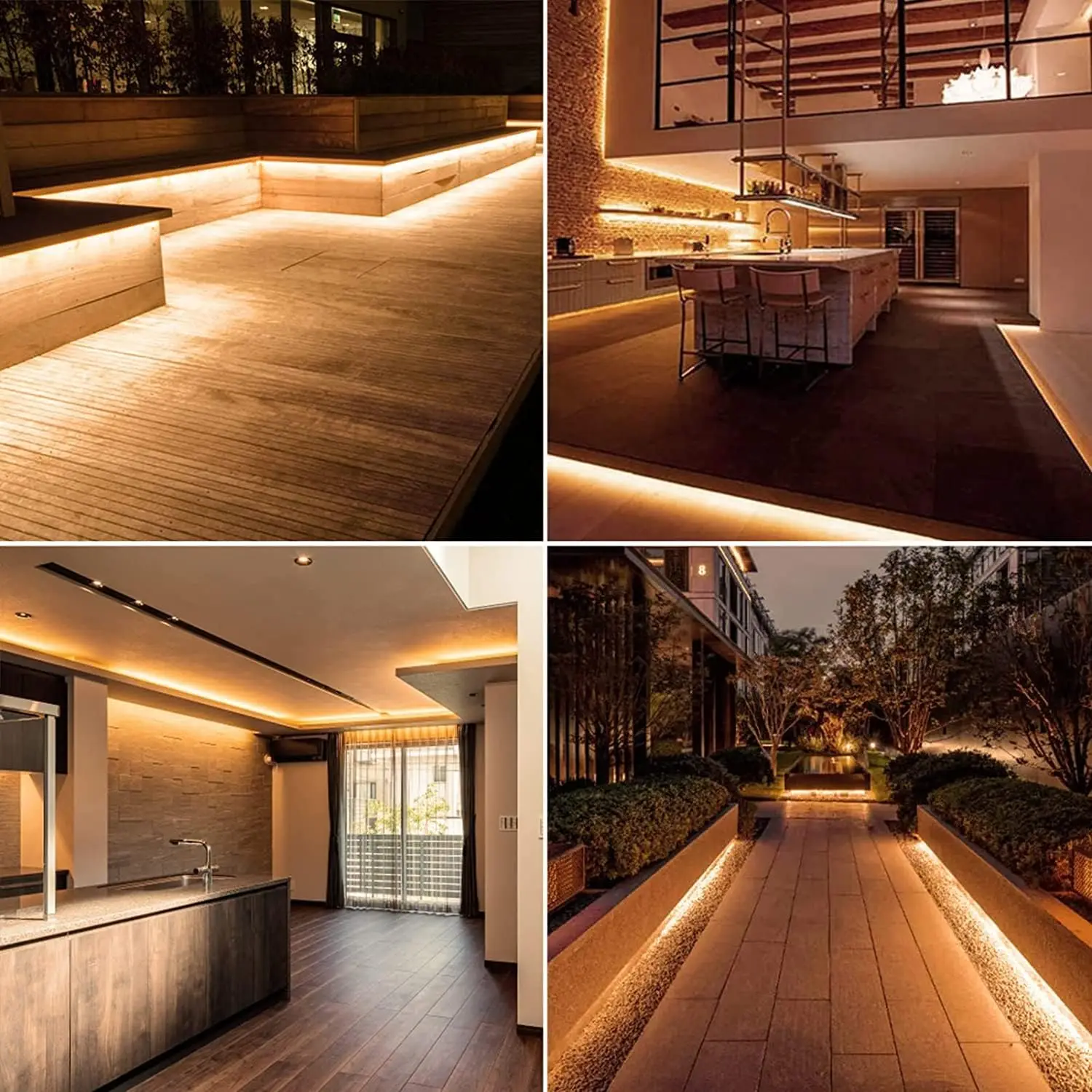 Solar power 3m LED strip lights warm white colorful tube Holiday strip lights with remote 8mode waterproof  outdoor fence garden