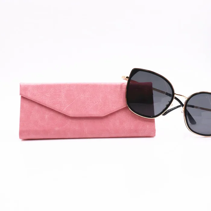 Folding sunglasses case Hot sale brand name pink eye glass box handmade folding glasses case fashion sunglasses packaging boxes