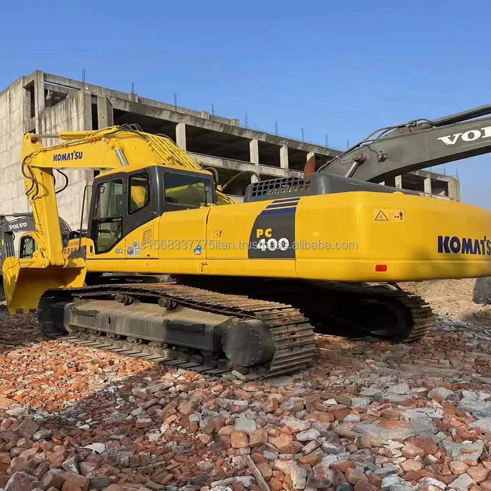 Used KOMATSU PC 400 Excavator Good Used Excavator Komatsu PC400-7 Digger Machine Second-hand Machinery in Shanghai