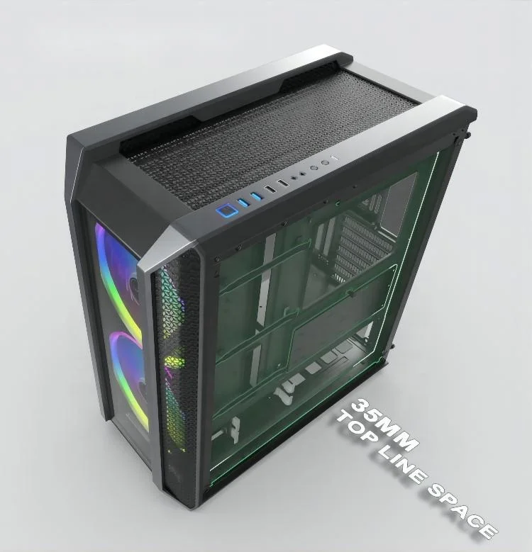 JNP идеальный RGB чехол для освещения ПК геймер маленький настольный игровой
