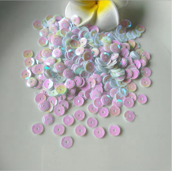 
10mm cup sequins loose sequins middle hole 