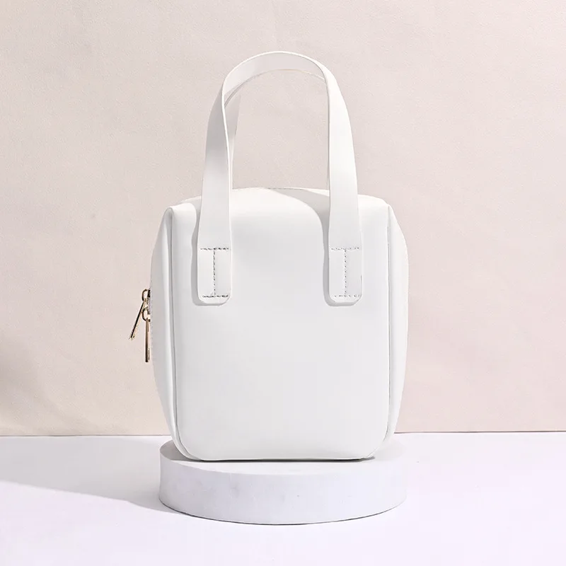 Ginzeal New Leather Portable Promotional Cosmetic Bag Korean Cosmetic Storage Fashion Travel Makeup Bag