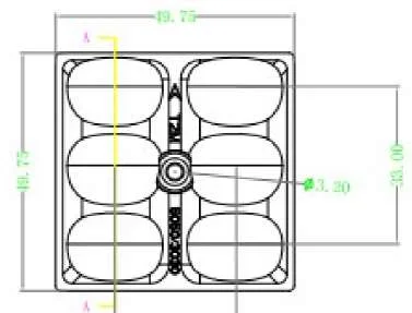 High Quality led lens Solution 5050 T2M T3M4 degree 6 in one  PC PMMA multi-lens led plano convex lens