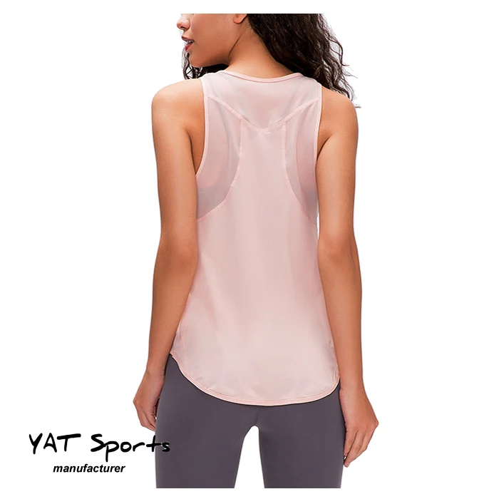 women Workout Tank Tops Lightweight good breathable gym wear Racerback Sleeveless Shirts yoga tank top