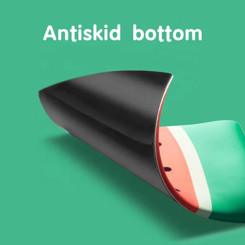 Manufacturer Non-slip Mouse Mat 3D Cute Watermelon Silica Gel Mouse Pad with Wrist Support for Gamer