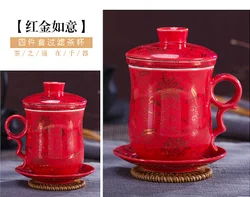 Bandtie Convenient travel office Loose-leaf tea coffee maker accessories & Parts System - Chinese Jingdezhen blue and white cera