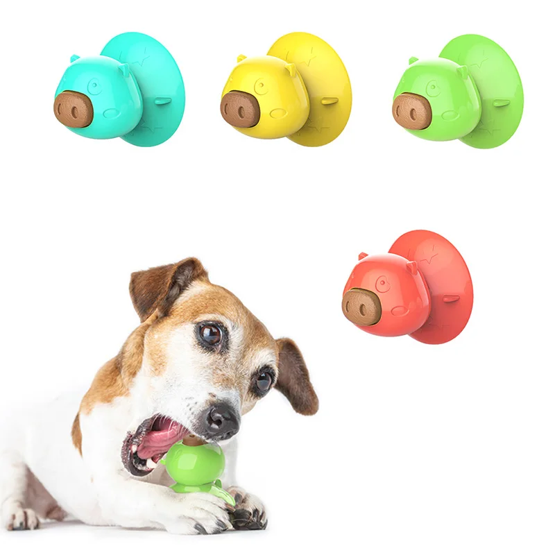 
Pet Chew Toys Licking Gnawing Dental Care Snacks Suction Cup Molar Dog Cookies Multi-color Customized 