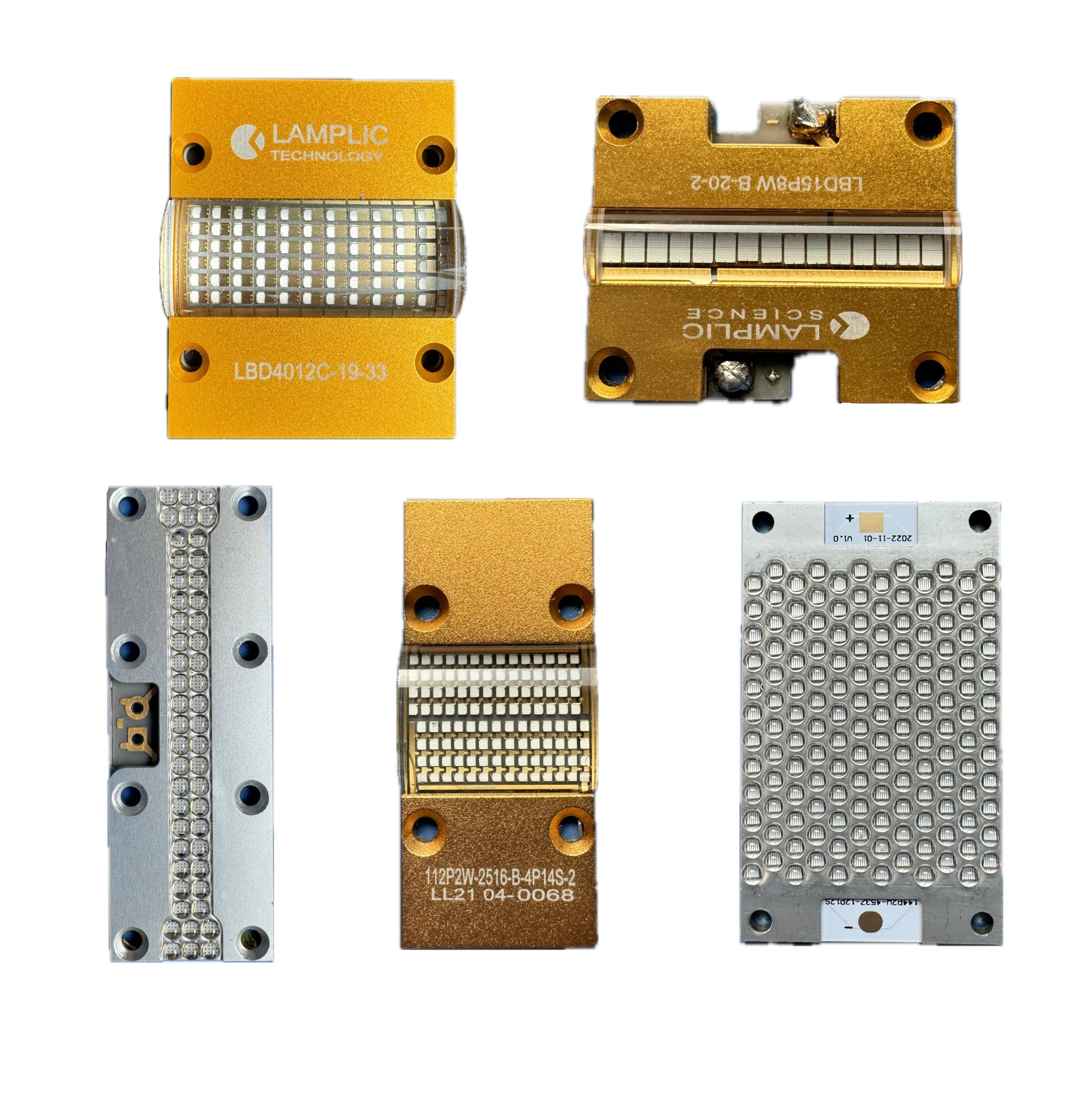 LBD2518M 50W/cm2 LED Module UV Light Lamp 10W High Speed Flexo Printing With 500m/min Emitted Purple Light Source