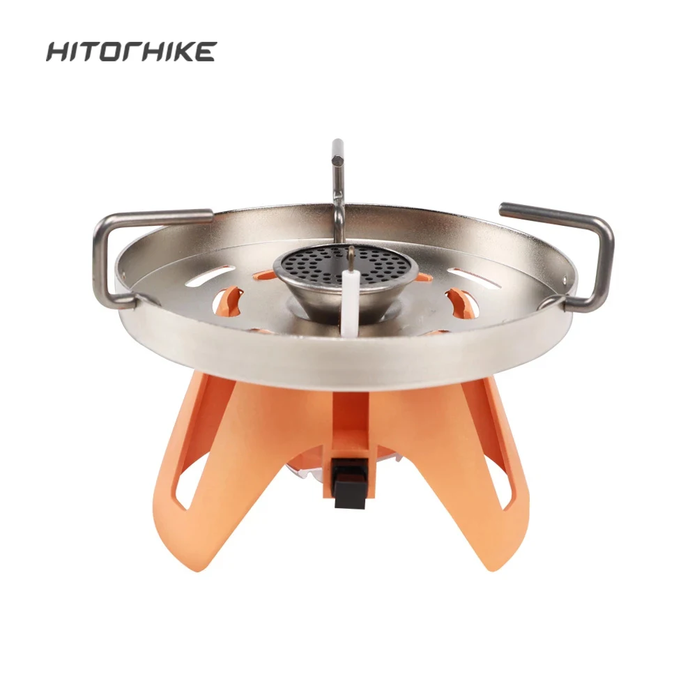 Hitorhike ultralight portable folding outdoor camping stove for hiking picnic BBQ gas stove