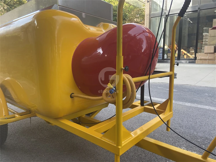 New Design Hot Dog Cart With Bike For Vending Outdoor Mobile Food Cart With Griddle For Sale In California