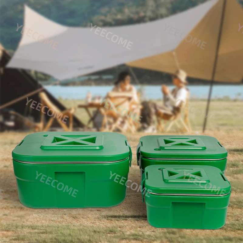 YJM2050 Capacity 2.5+5+10L Factory Hot Sale luxury food warmer set casserole set Insulation and cold  food warmer sets of 3