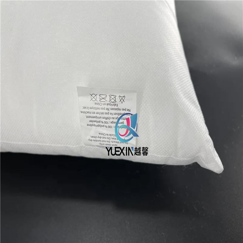 Non-Woven Hypoallergenic Square Pillow Insert Form Sham Stuffing Non-woven pillow