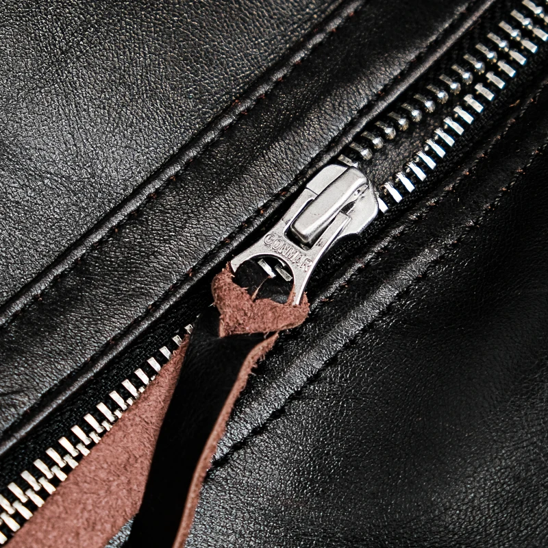 Tea Heart Horse Top Layer Genuine Leather Polish Imported Leather Embryo Classical Motorcycle Leather Jacket