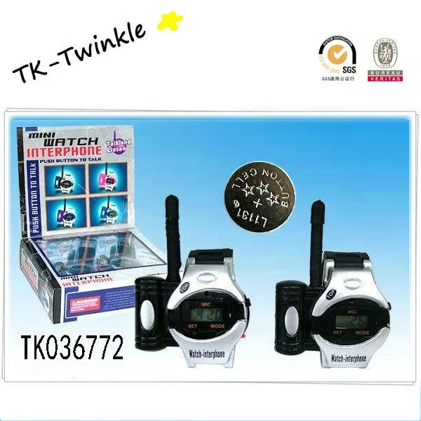 kids toy super tie rod watch professional walkie talkies