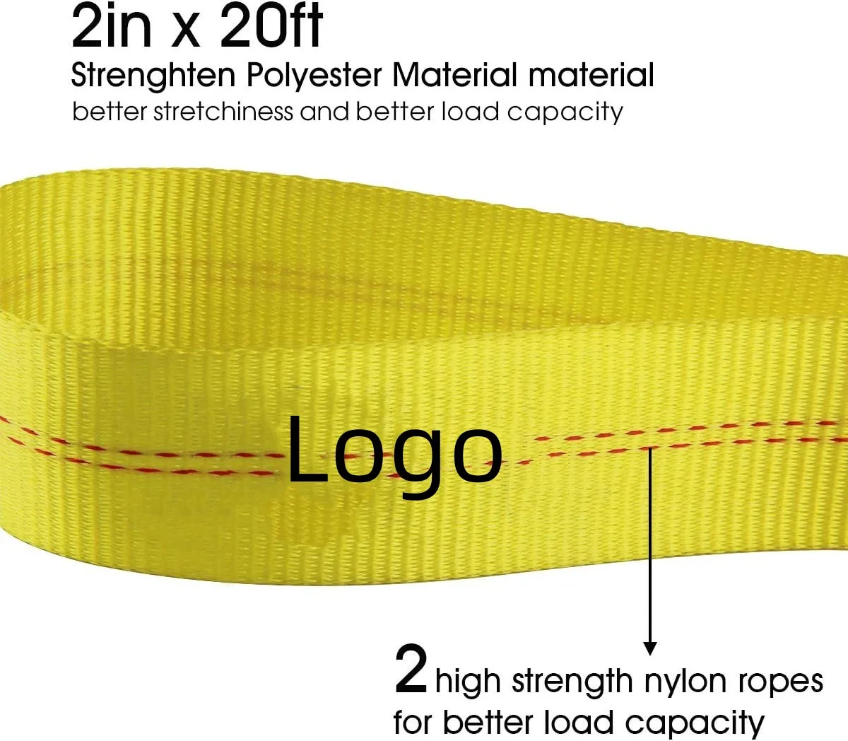 HH Manufacturer Gear Heavy Duty Recovery Off Road Tools Hook Racing Tow Strap