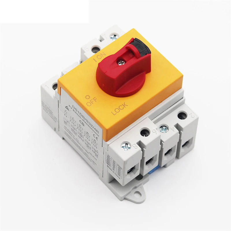 OEM Factory 32A Solar Switches Pv Disconnect Dc Isolator Rotary Switch