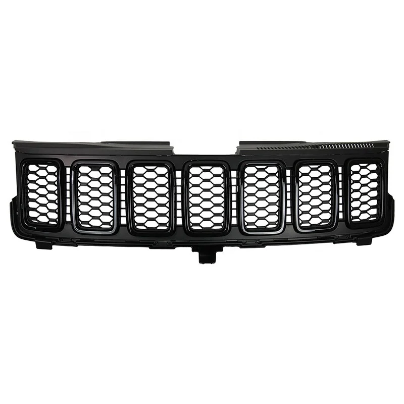 Front Grille Assembly & Chrome Trim Ring For Jeep 2017 Grand Cherokee (Fits: 2017 Jeep Grand Cherokee)